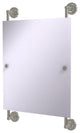 Prestige Regal Rectangular Frameless Rail Mounted Mirror, Satin Nickel