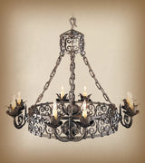 Aragon Wrought Iron Chandelier