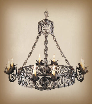 Aragon Wrought Iron Chandelier