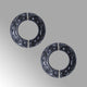 Renovators Supply 2 Pcs Black Radiator Flanges Ring Plate Radiator Pipe Flanges