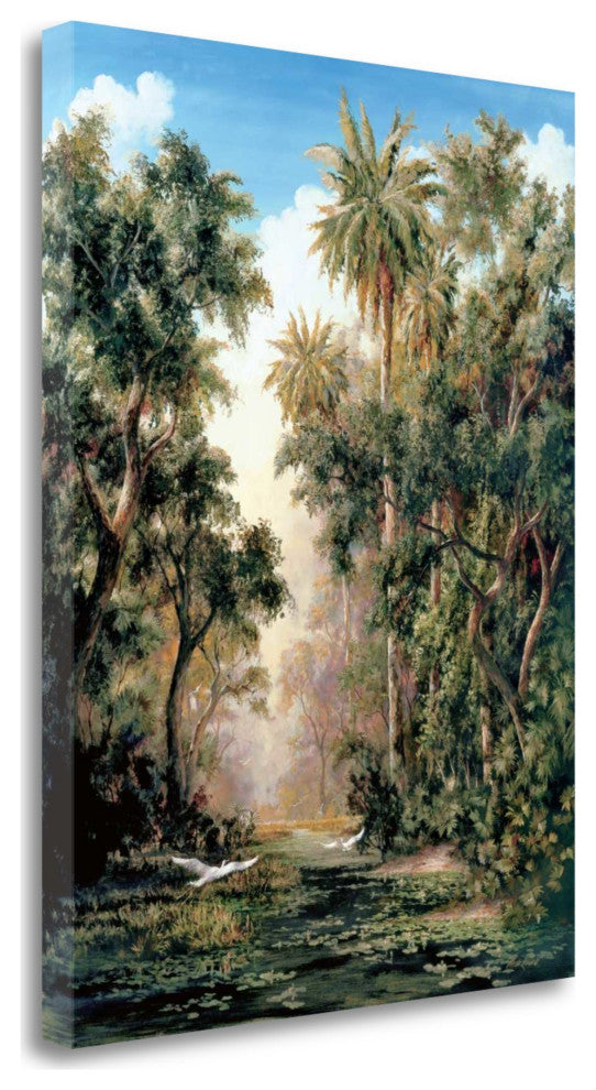 "Birds On Lost River" By Art Fronckowiak, Giclee Print on Gallery Wrap Canvas