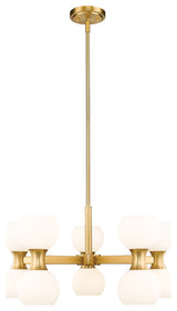 Z-LITE 10-Light Chandelier, Modern Gold