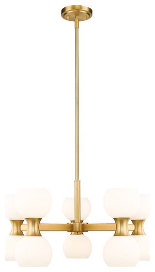 Z-LITE 10-Light Chandelier, Modern Gold