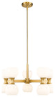 Z-LITE 10-Light Chandelier, Modern Gold