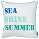 Set Of 2 Sea Shine Summer Throw Pillow Covers