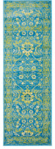 Unique Loom Blue Imperial Ottoman 2' 0 x 6' 0 Runner Rug