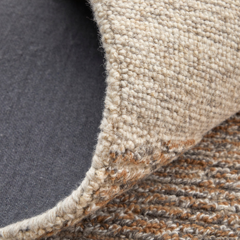Middleton Modern Abstract, Brown/Tan/Ivory, 5'x8' Area Rug