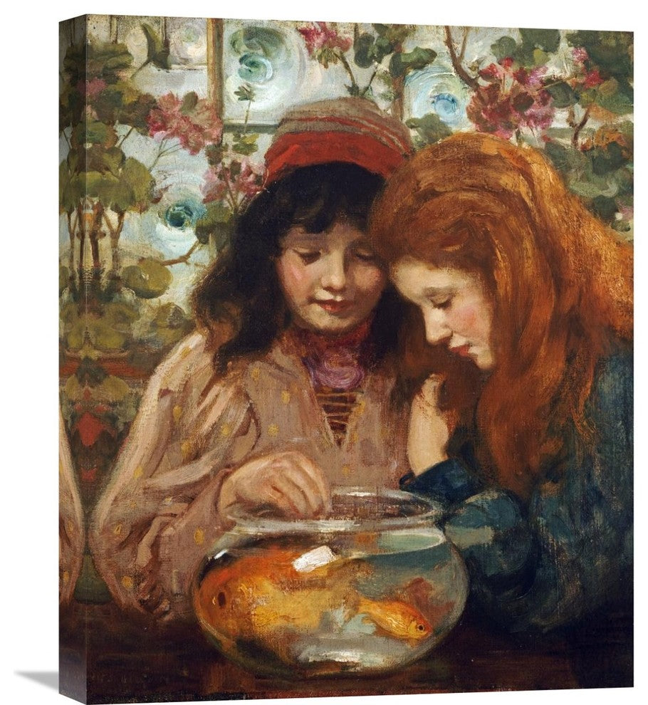 "The Goldfish Bowl" Canvas Giclee by William Stewart MacGeorge, 18"x22"
