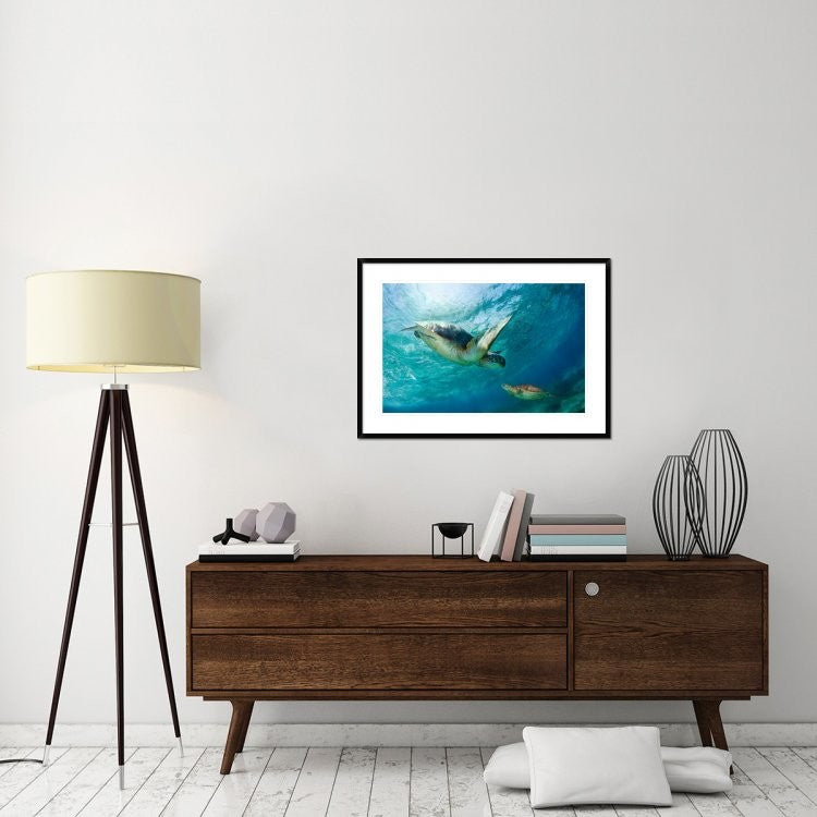 "Contact" Framed Digital Print by Andrey Narchuk, 38x27"