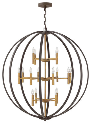 Hinkley Euclid Double Extra Large Three Tier Orb, Spanish Bronze