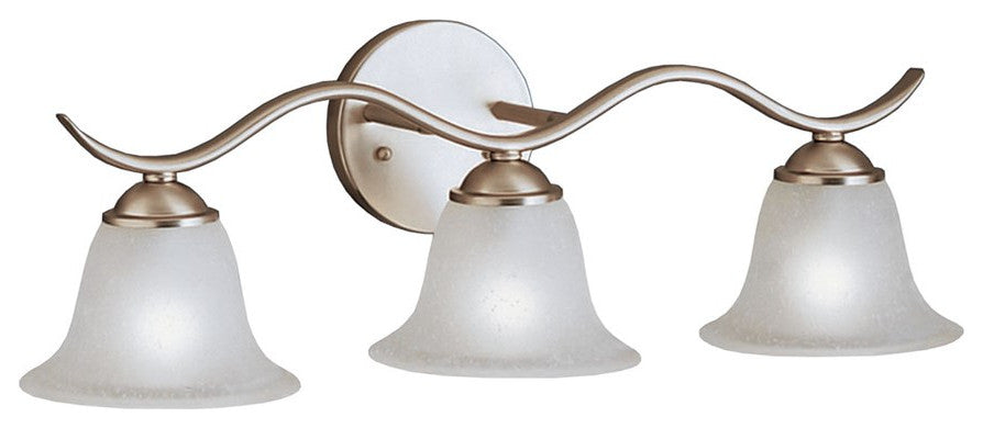 Kichler Dover 3 Light Bath Light in Brushed Nickel
