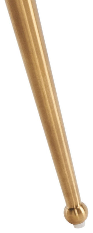 Safavieh Everdeen Bench, Charcoal/Gold