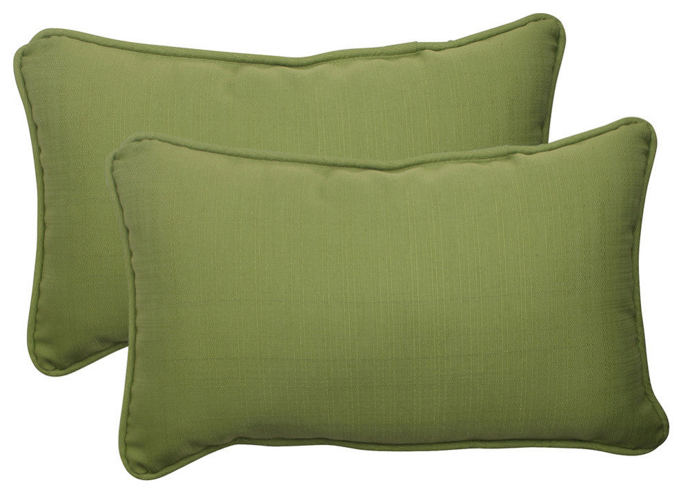 Forsyth Rectangle Throw Pillow, Set of 2, Green