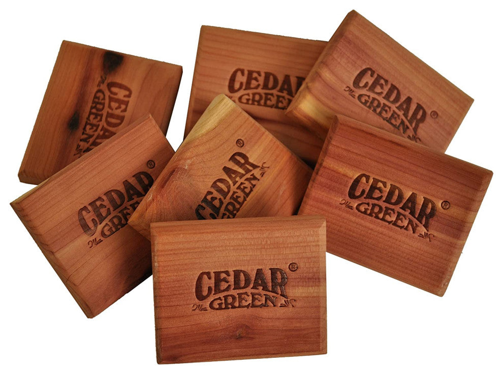 Cedar Green Aromatic Cedar Scent Blocks, 48-Piece