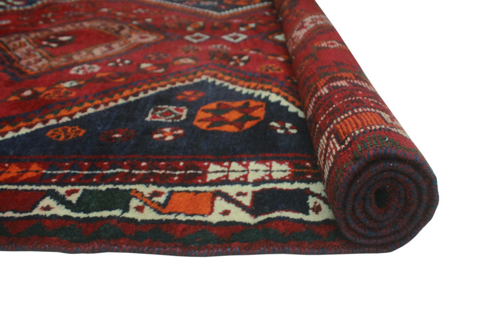 Vintage Distressed Aliye Red Runner