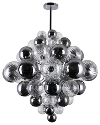 Pallocino 27 Light Chandelier With Chrome Finish