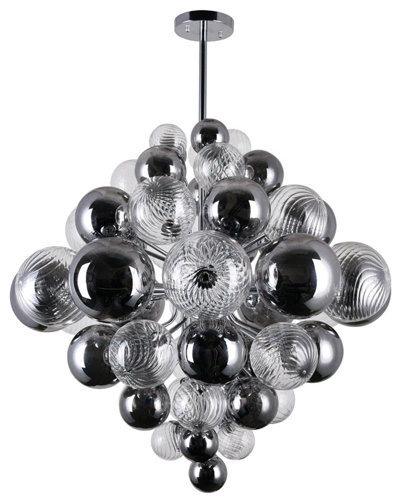 Pallocino 27 Light Chandelier With Chrome Finish