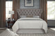 Modus Geneva E King Melina Headboard Bed, Dolphin
