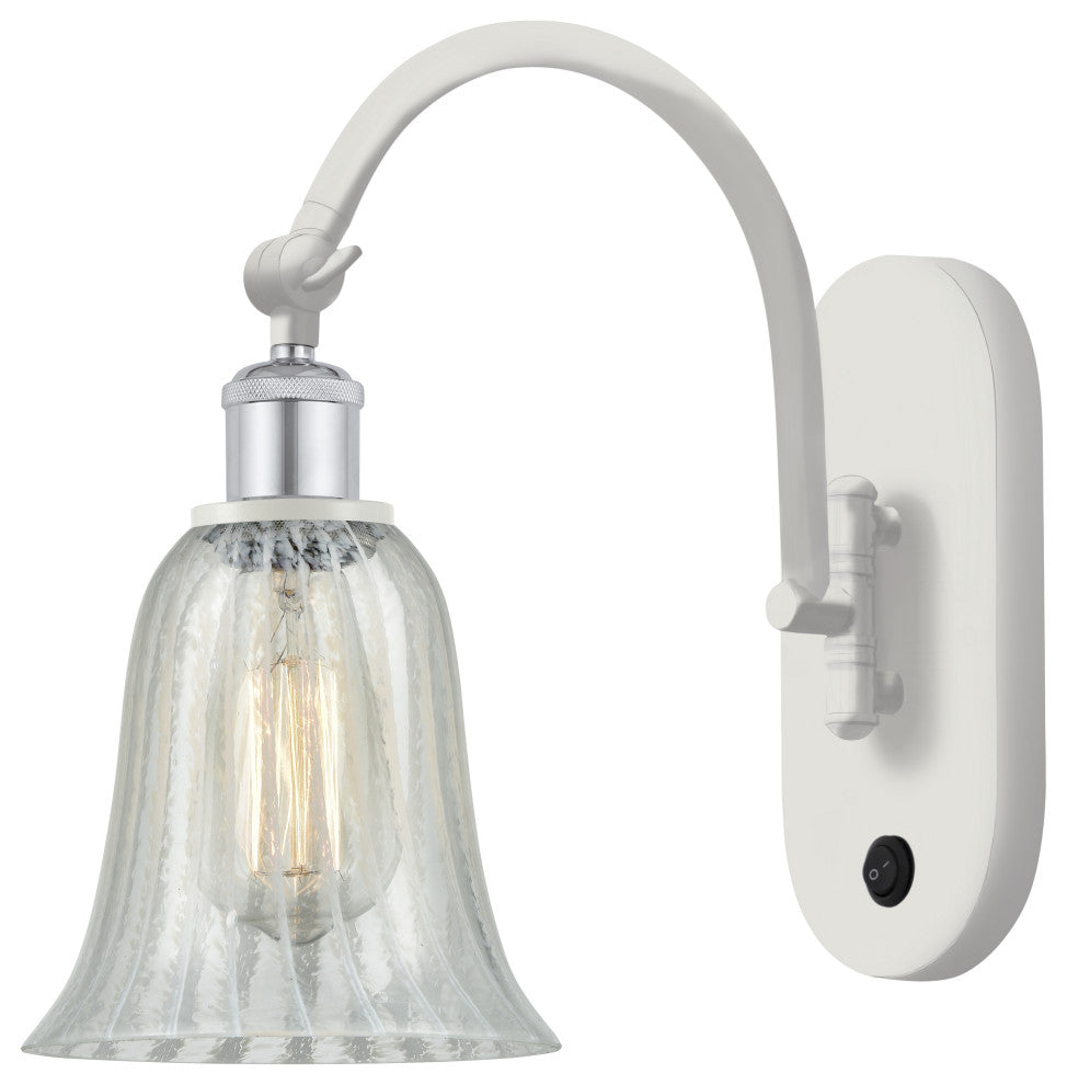 Innovations 518-1W-WPC-G2811-LED 1-Light Sconce, White and Polished Chrome