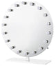 Monarch Pro Vanity Mirror, White, Led Globe Bulbs