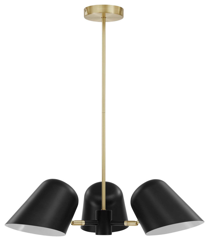 Pendant Ceiling Light Fixture, Black, Metal, Modern Cafe Bistro Hospitality