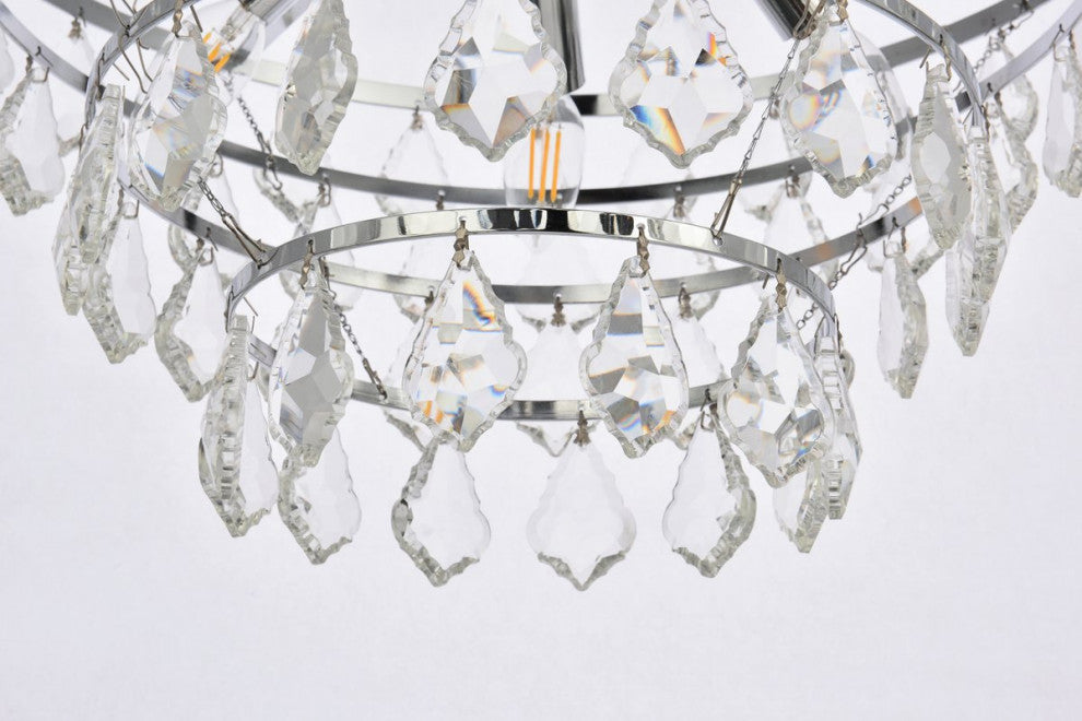 Evan 20" Pendant, Chrome