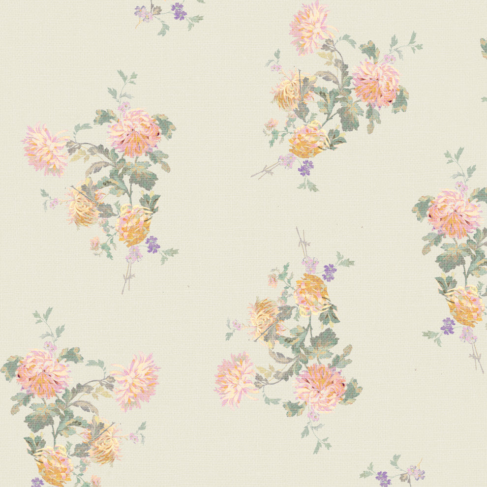 Rachel Ashwell Slipcover Headboard, Sc Dancing Dahlia Yellow, California King
