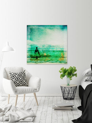 "County Line" Fine Art Canvas Print, 40"x40"