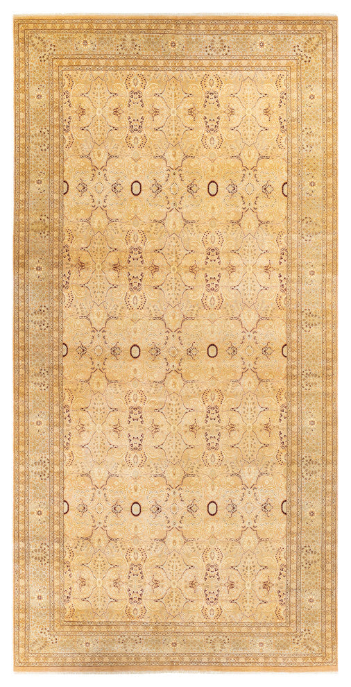 Mogul, One-of-a-Kind Hand-Knotted Area Rug Beige, 8'1"x16'10"