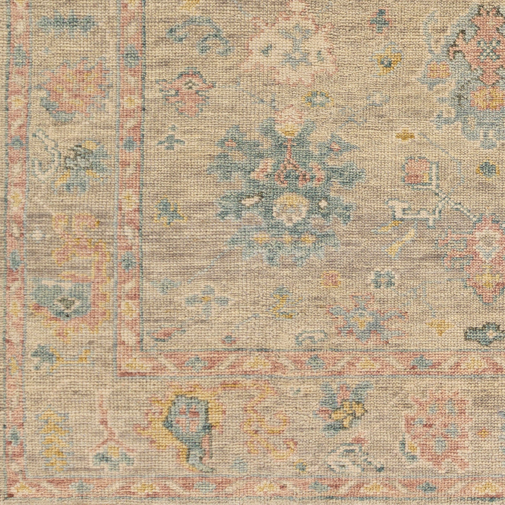 Surya Biscayne BSY-2306 Traditional Area Rug, 8' x 10' Rectangle