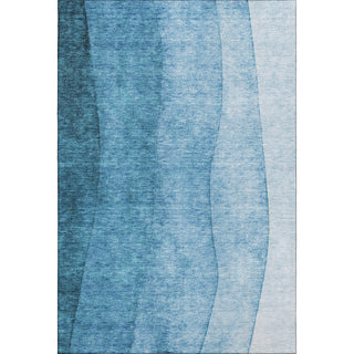 Premium Machine Washable Mayfield AMF625 Teal 9' x 12' Rug
