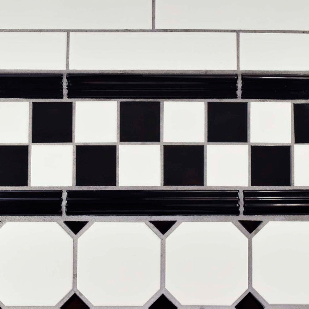 Nero Brillo Zen Ceramic Wall Trim