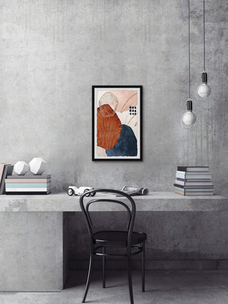 "Lost Direction" Framed Painting Print, 30x45