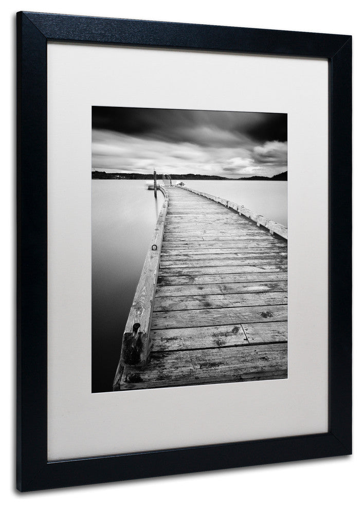 "Motchia" Matted Framed Canvas Art by Moises Levy