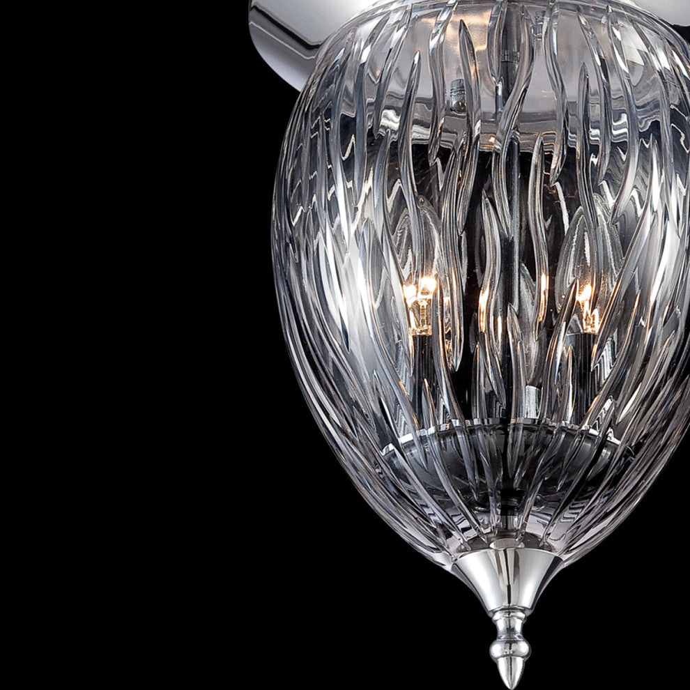 3-Light Transitional Flush by Eurofase