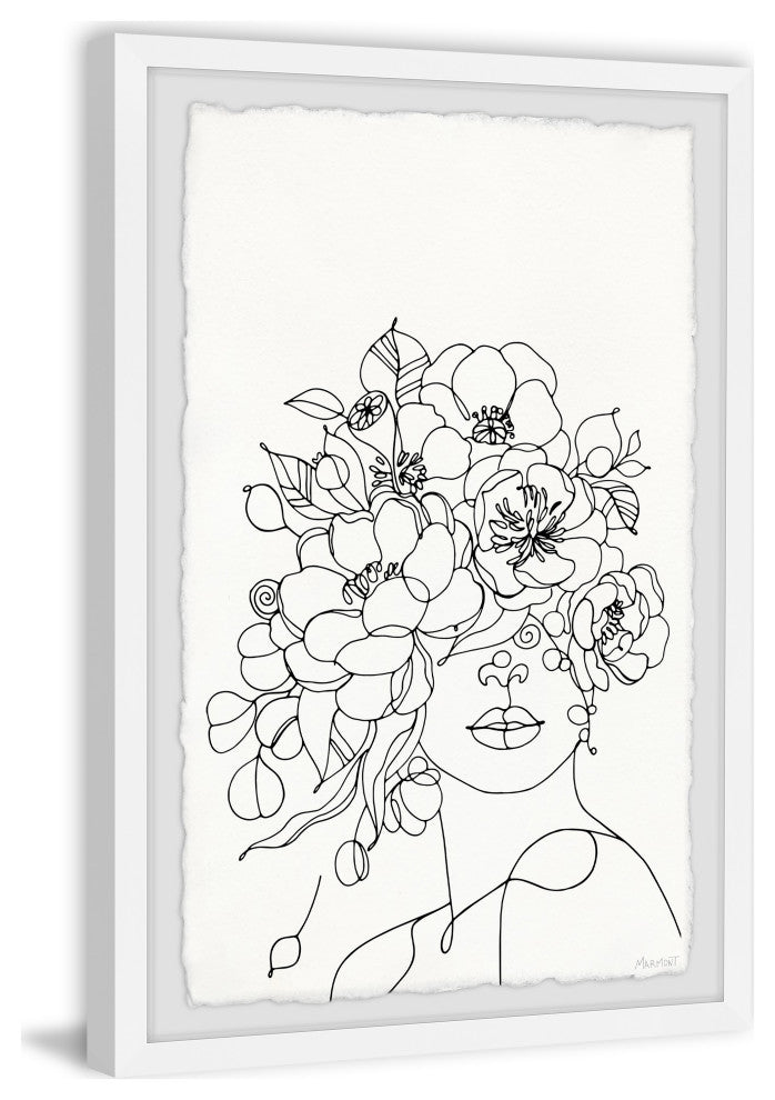 "Every Flower Blooms" Framed Painting Print, 8x12