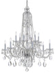 Crystorama Traditional Crystal 12-Light Chandelier