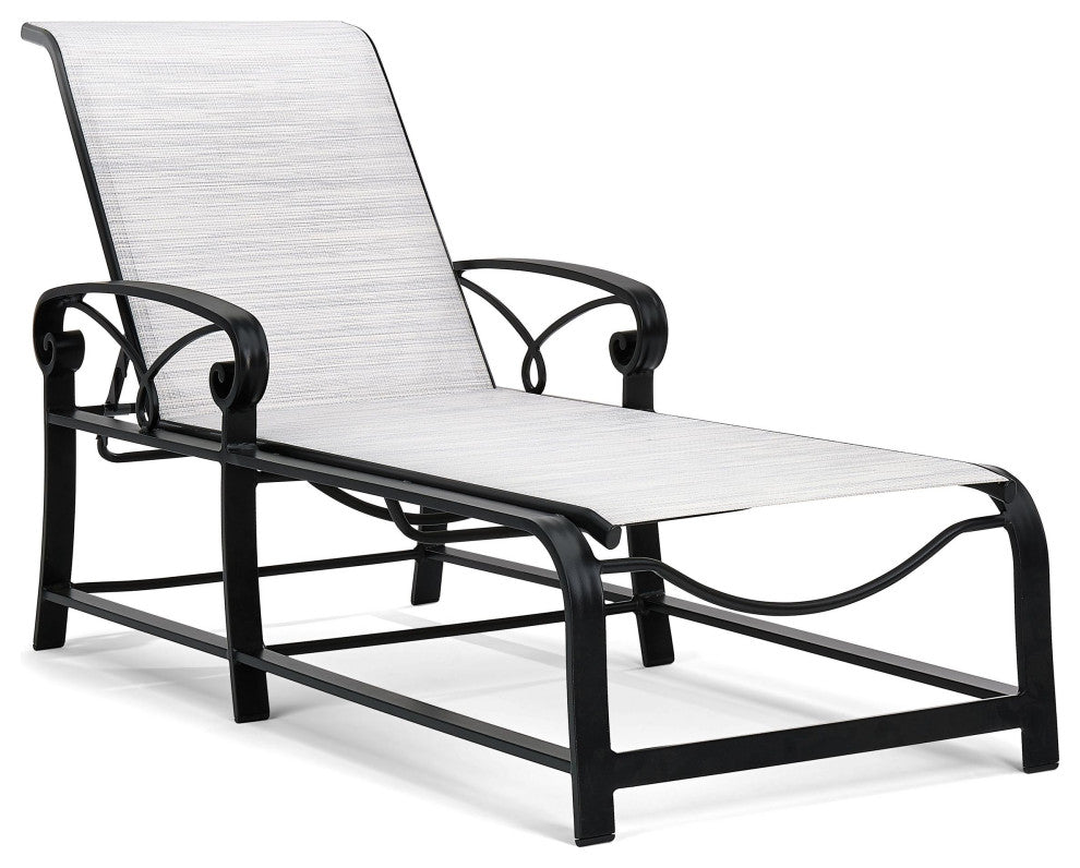Palazzo Sling Adjustable Chaise With Aluminum Frame