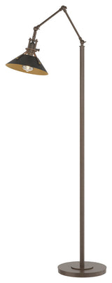 Henry Floor Lamp, Bronze, Black Accents