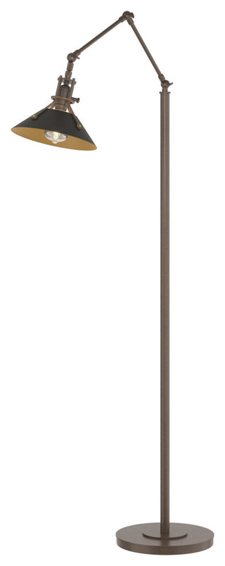 Henry Floor Lamp, Bronze, Black Accents