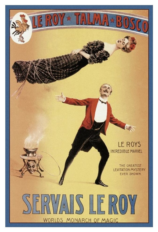 "Magicians: Servais LeRoy: World's Monarch of Magic" Print, 34"x50"