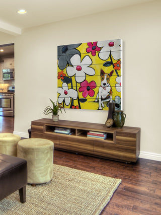 "Wild Thing" Painting Print on White Pine Wood by Tori Campisi