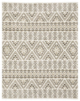 Patterson Updated Lodge Brown/ Beige Area Rug, 9'10" X 12'9"