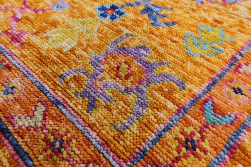 8' 3" X 9' 9" Turkish Oushak Hand Knotted Wool Rug - Q16052