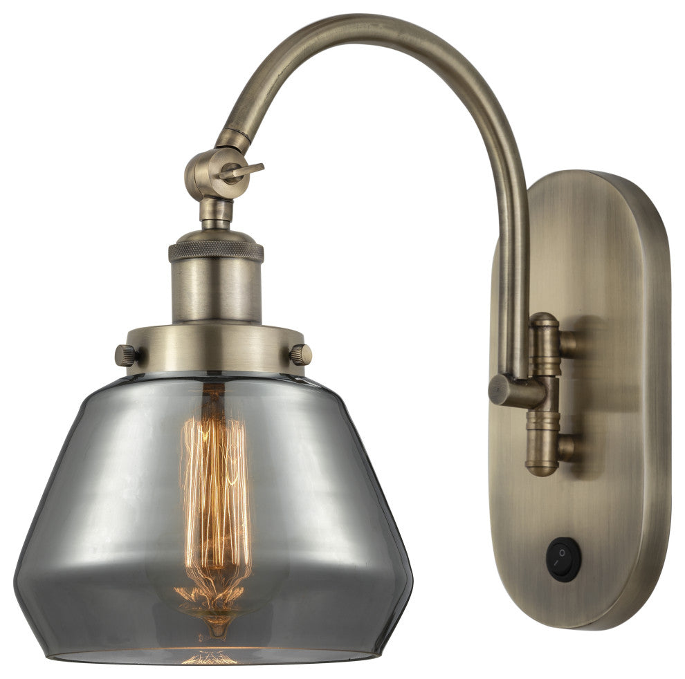 Innovations 918-1W-AB-G173-LED 1-Light Sconce, Antique Brass