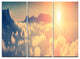"Sky above Floating Clouds" Canvas Art, 3 Panels, 36"x28"