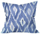 Natalie Baca Painterly Ikat in Indigo Throw Pillow