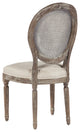 Siene Traditional Portrait Back Rattan Side Dining Chair