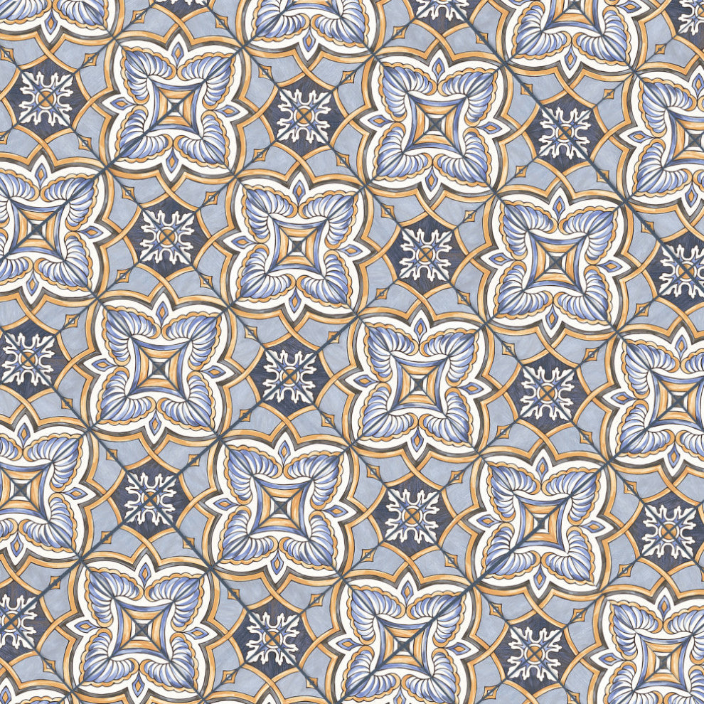Harmonia Grove Blue Ceramic Floor and Wall Tile