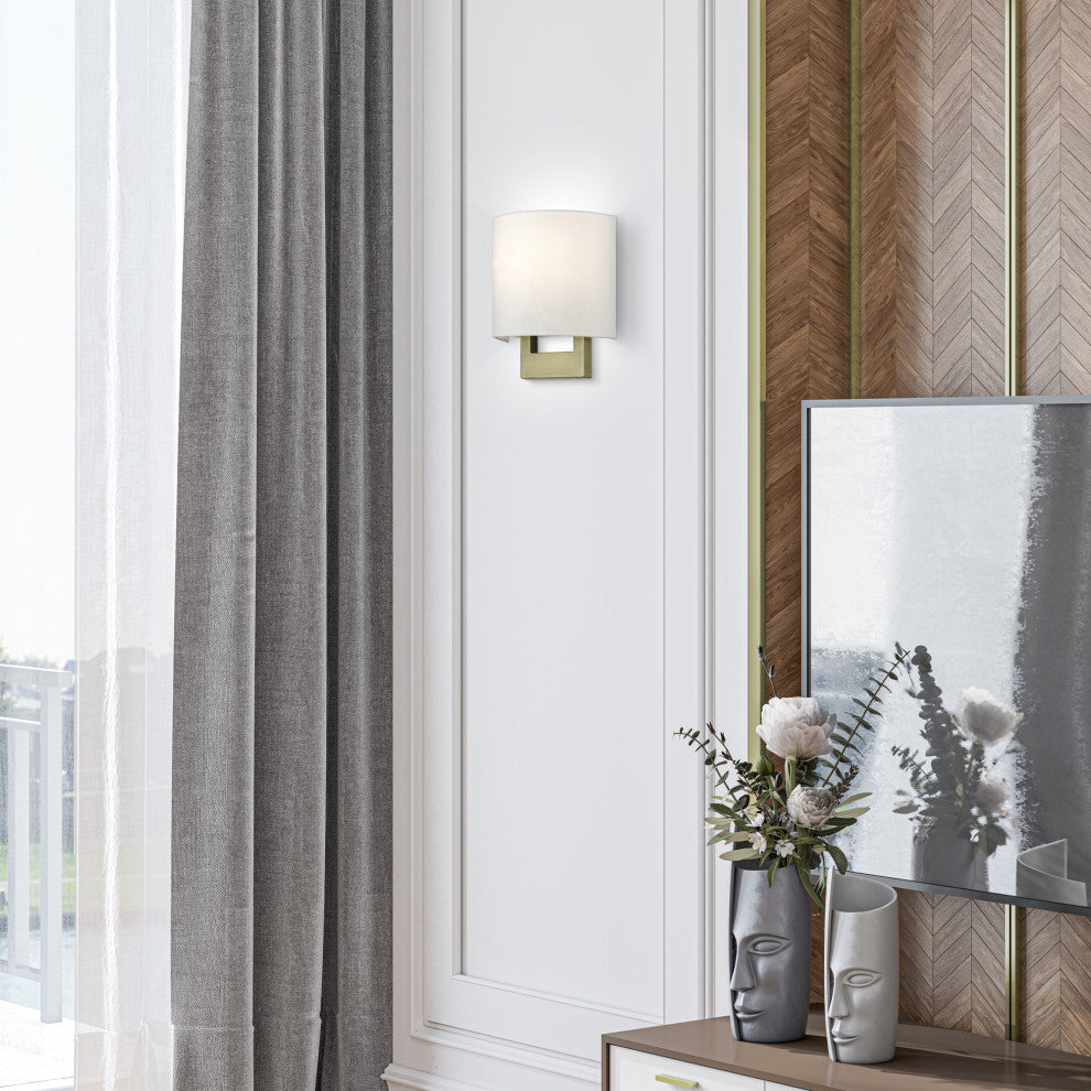 ADA Wall Sconces 1-Light Antique Brass Petite ADA Sconce